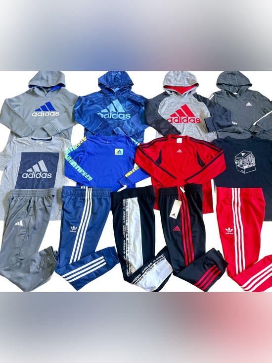 adidas Other - ADIDAS BOYS SIZE 10-12 TOPS, HOODIES AND JOGGERS CLOTHING LOT IN EUC! THIS IS AN